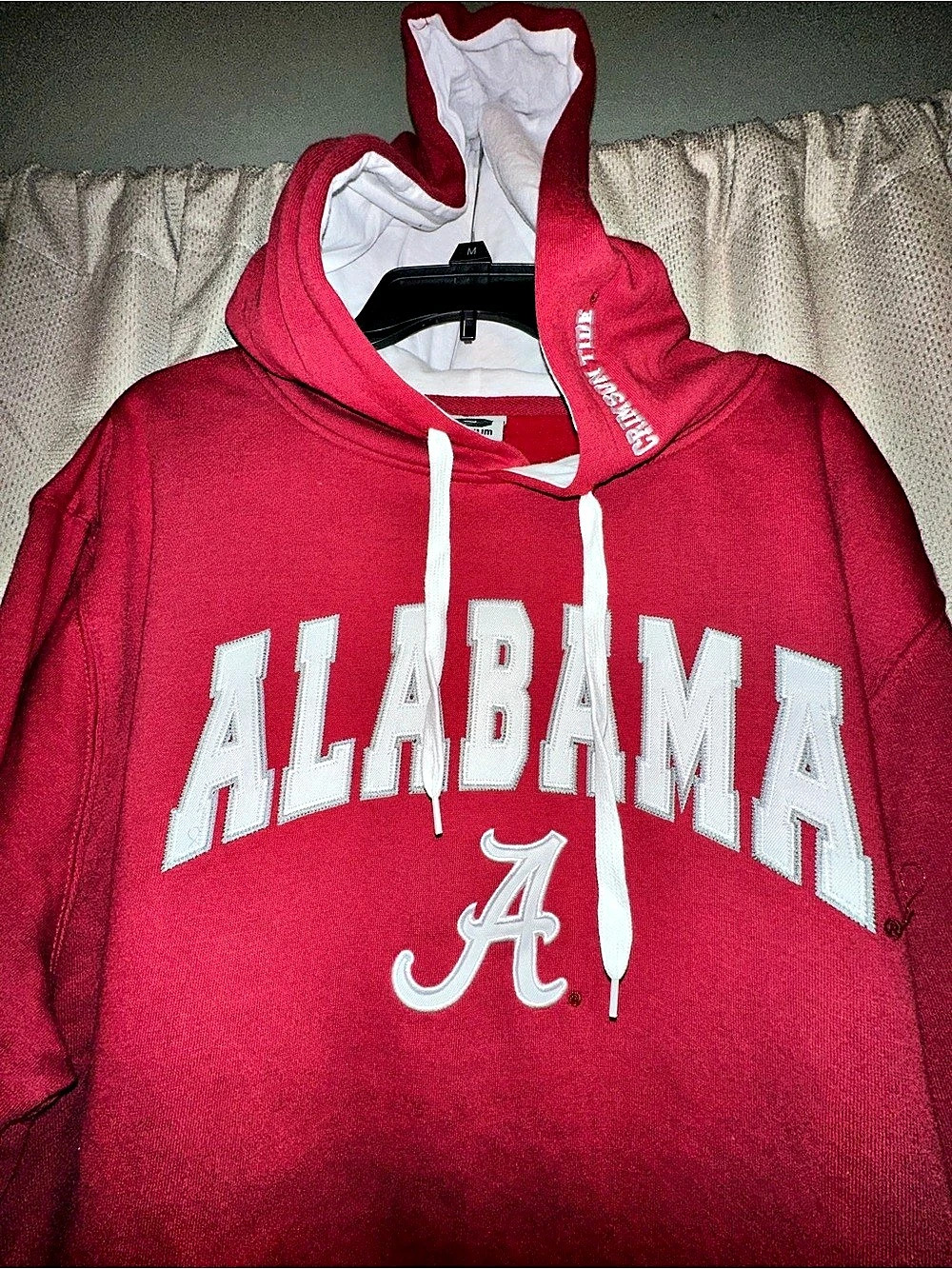 Stadium Athletics Alabama Crimson Tide hoodie Alabama Hoodie Red White XL EUC